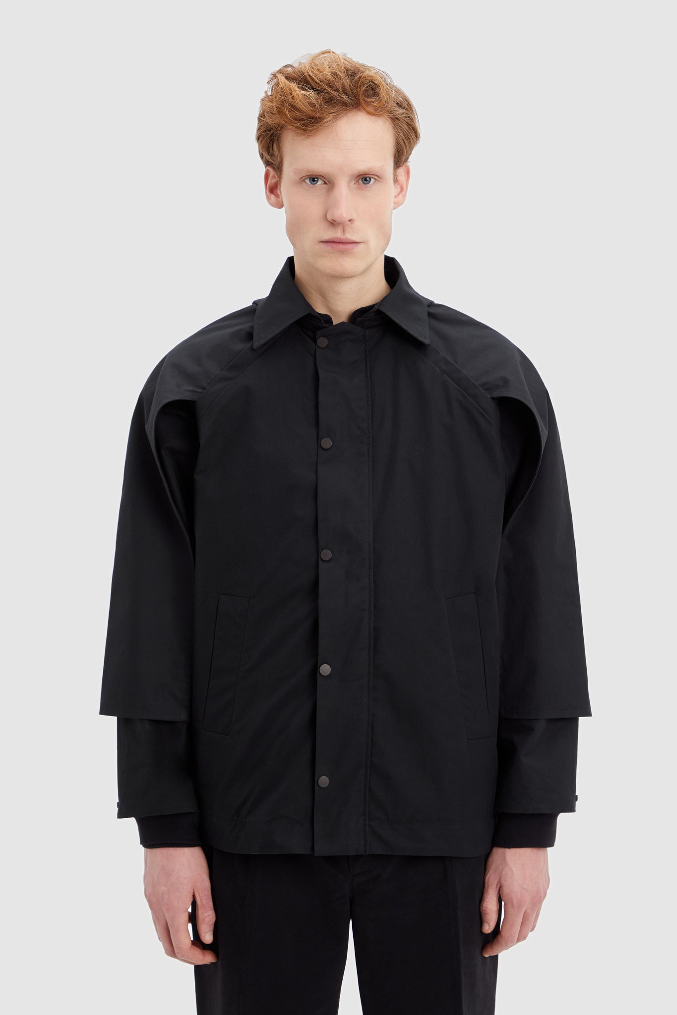 Organic Cotton Jacket in Black 